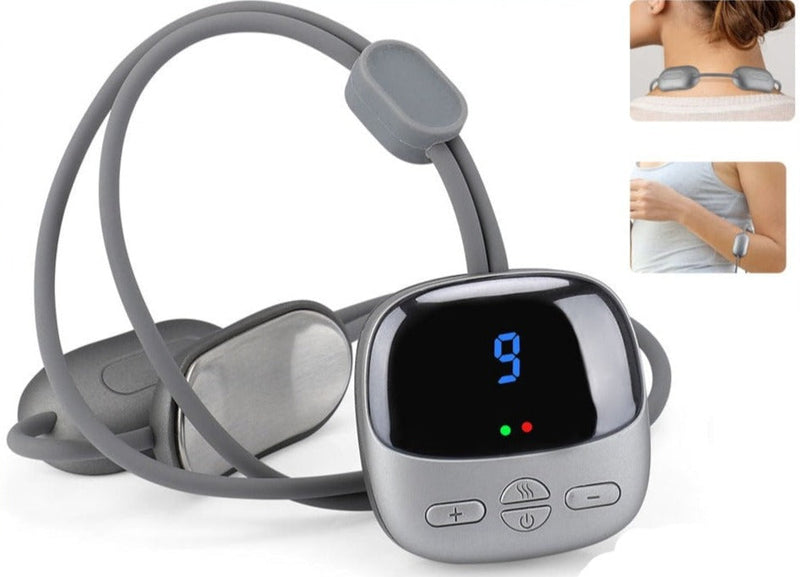 Pulsating neck massager