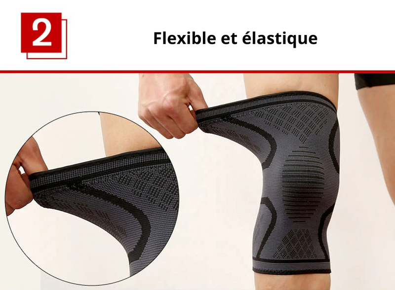 2x Nylon knee support