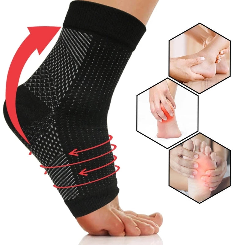 Set of 2 anti-fatigue ankle braces 