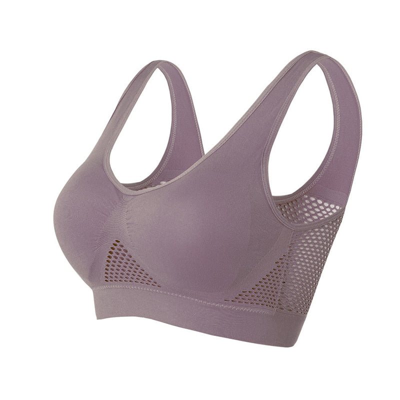 Ultra-comfortable seamless breathable bra 