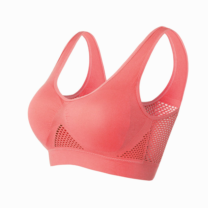 Ultra-comfortable seamless breathable bra 