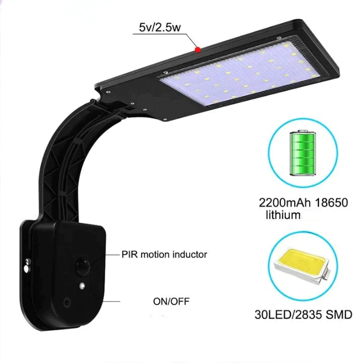 Ultra powerful outdoor solar light 