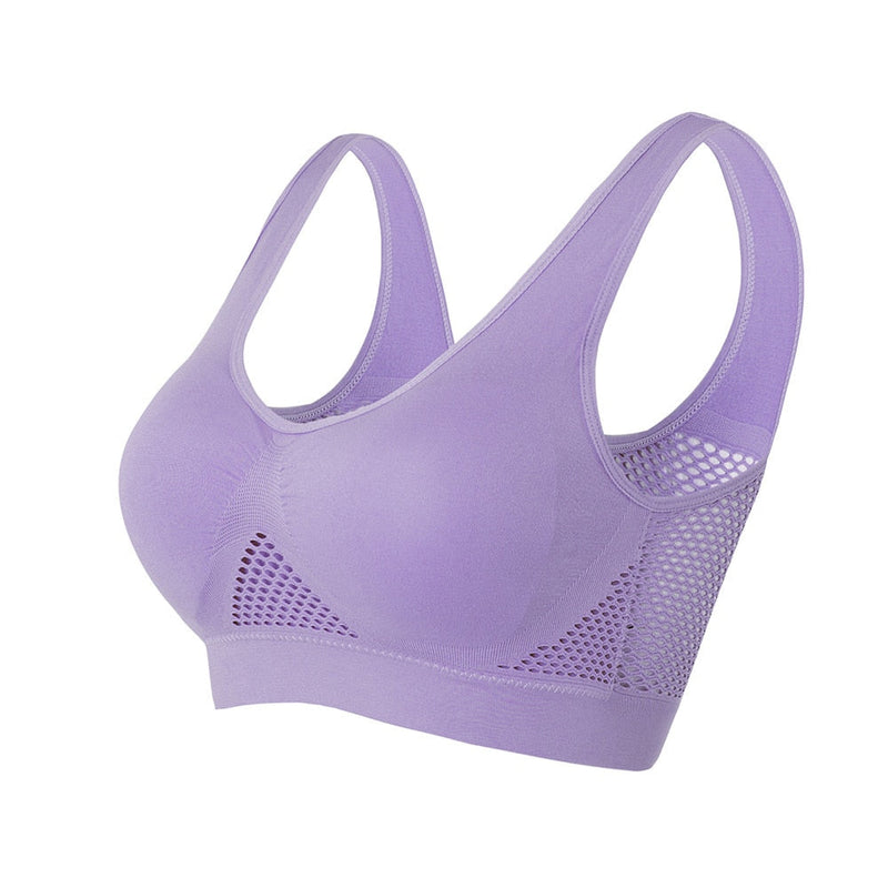 Ultra-comfortable seamless breathable bra 