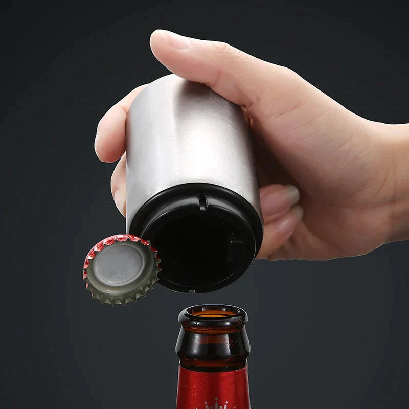 Automatic bottle opener