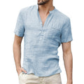 Men's breathable linen shirt