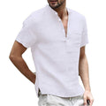 Chemise en lin respirant pour homme