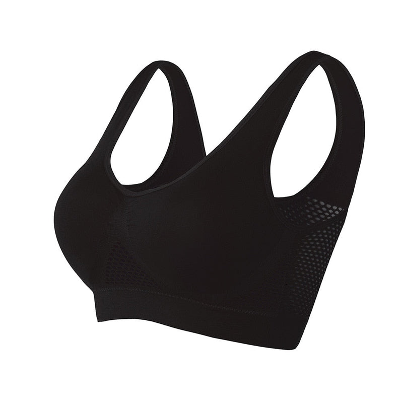 Ultra-comfortable seamless breathable bra 