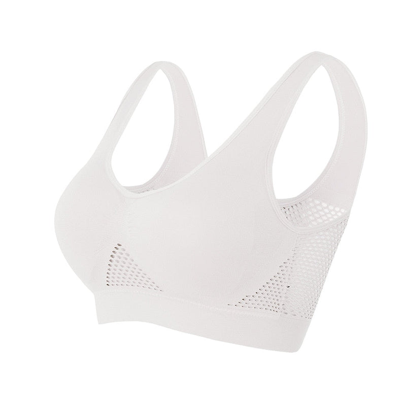 Ultra-comfortable seamless breathable bra 