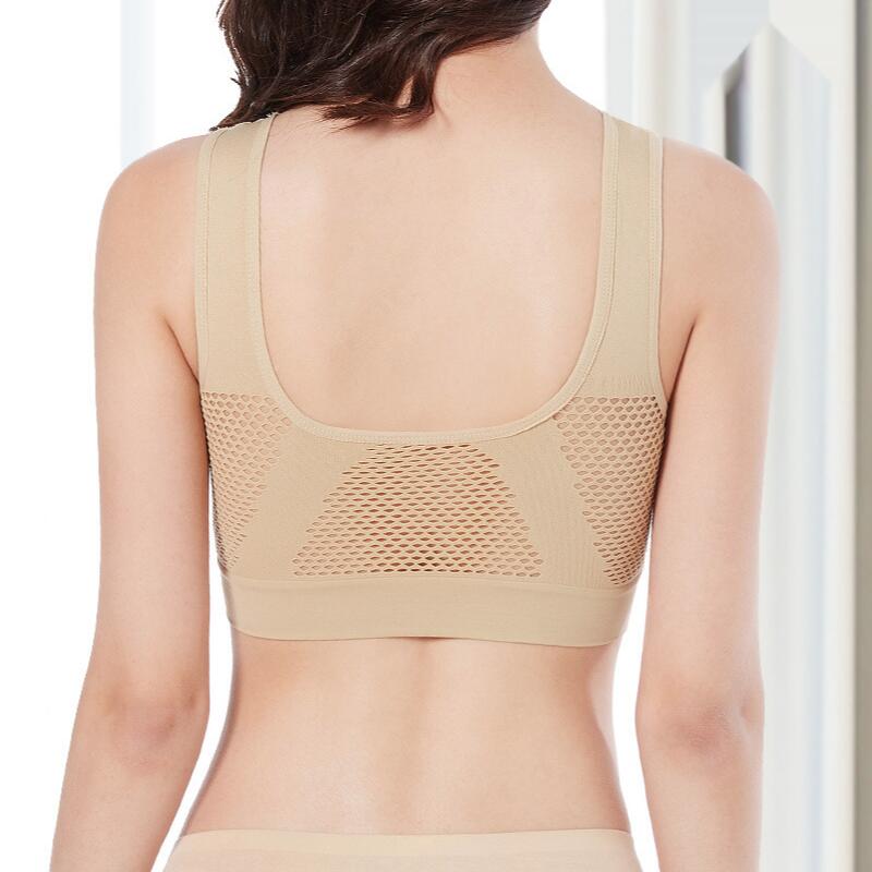 Ultra-comfortable seamless breathable bra 