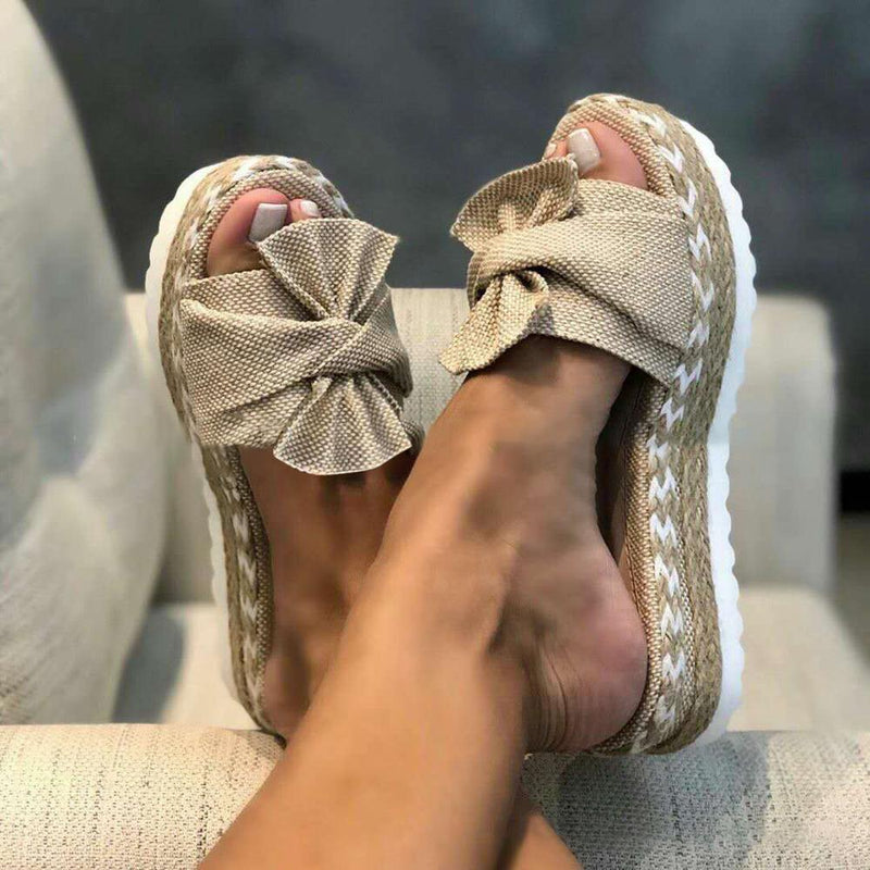 Sandals with bow - IBIZA