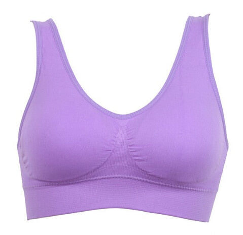 Ultra-comfortable seamless breathable bra 