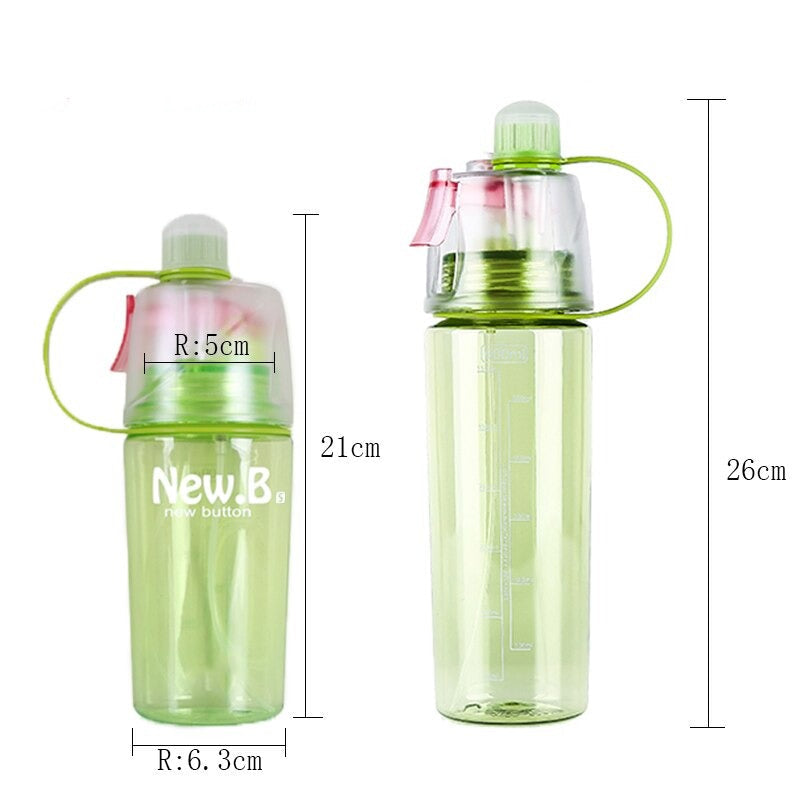 Bottle with integrated mister