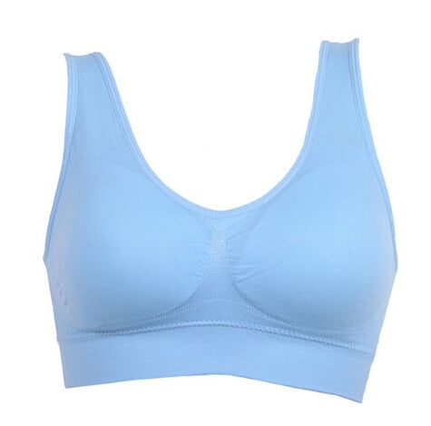 Ultra-comfortable seamless breathable bra 