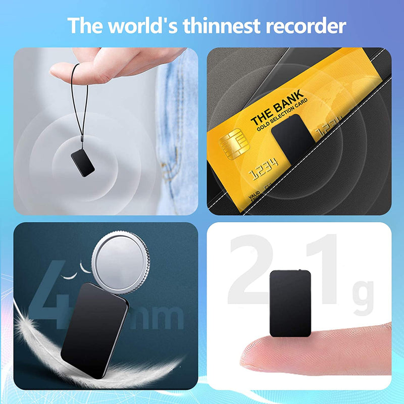 Discreet mini voice recorder - Up to 50 hours of recording