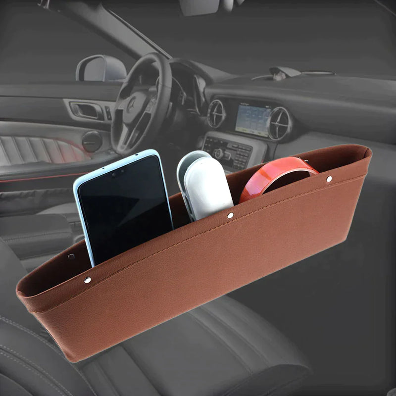 2x Leather Car Organizer