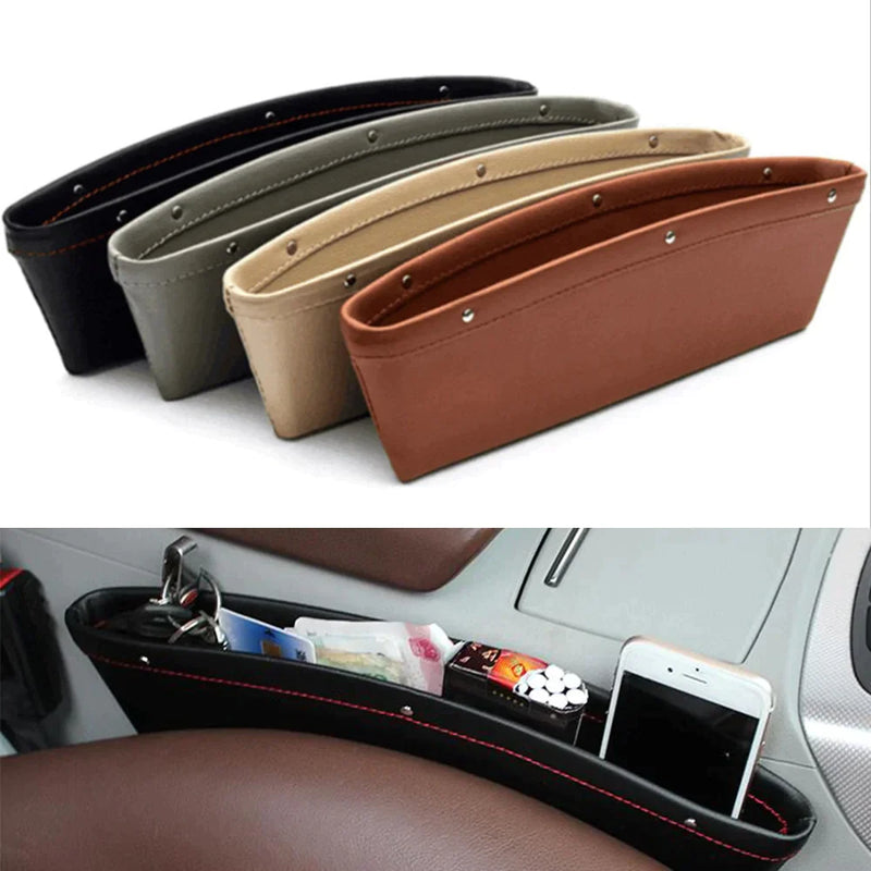 2x Leather Car Organizer