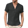 Men's breathable linen shirt