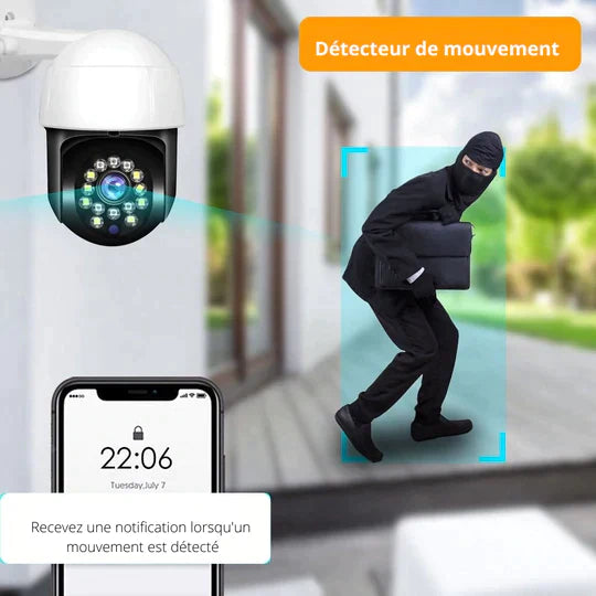 Caméra de surveillance connectée Dôme HD