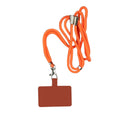 Universal cell phone cord with adjustable shoulder strap