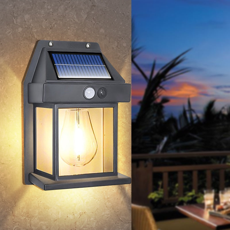 Decorative LED Solar Wall Light