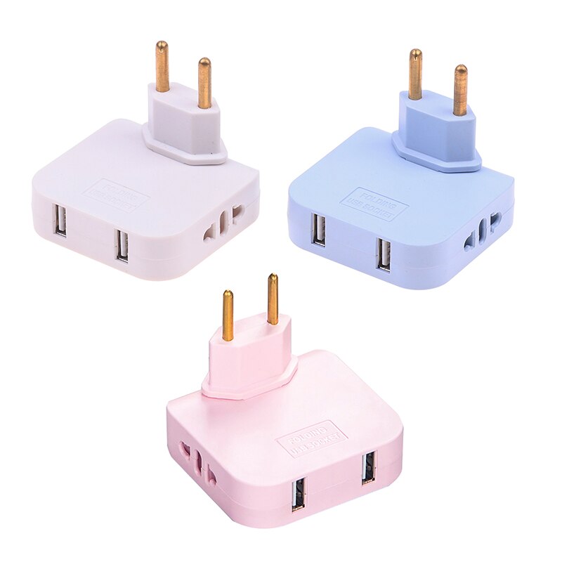 2x 4 in 1 USB Wall Socket - ULTRA Compact Space Saving - 3RD FREE 