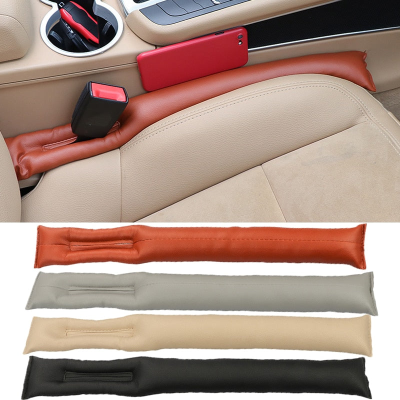 Set of 2 PU Leather Car Seat Cushions - Anti-lost 