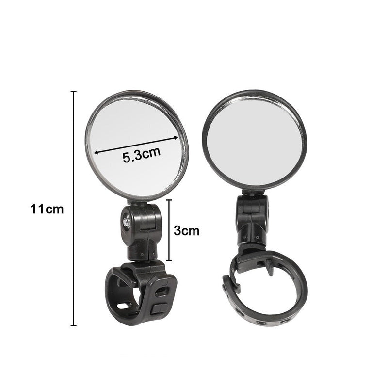 2x Bicycle rear view mirror