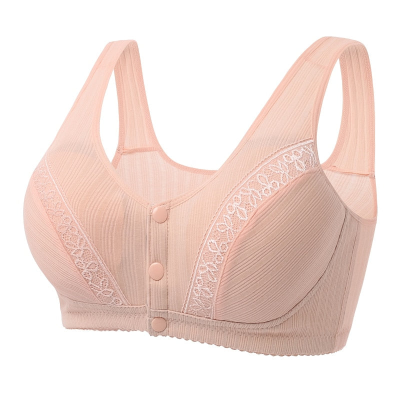 Soutien-gorge en Coton - Fermeture pression avant