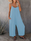 Stretch Sleeveless Strappy Jumpsuit