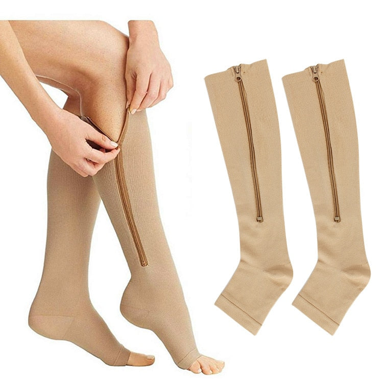 Compression Socks with Zip