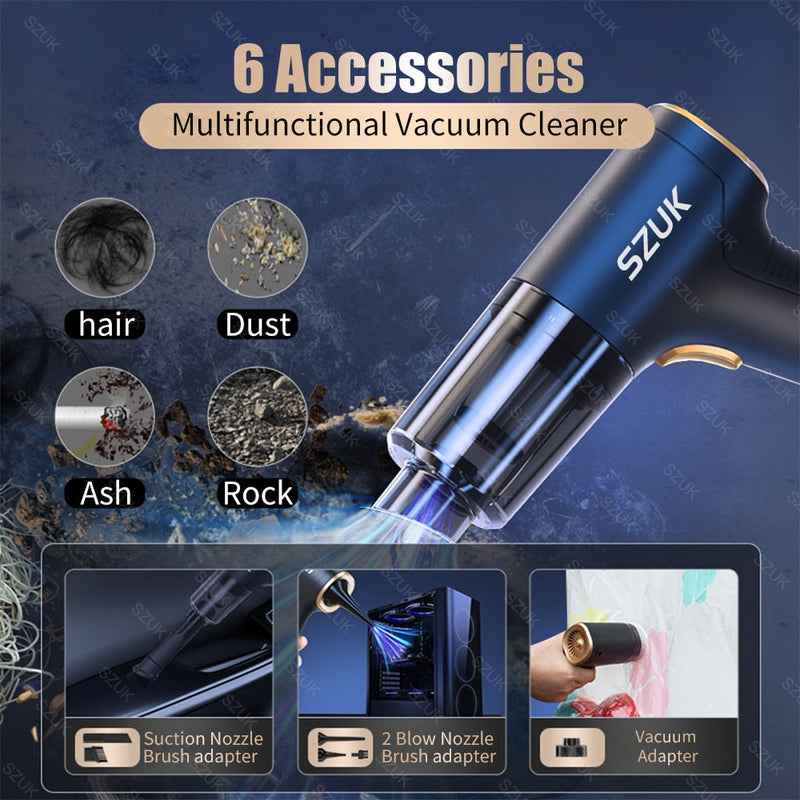 POWER+ cordless hand vacuum cleaner 98000Pa of power!