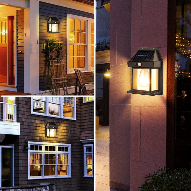 Decorative LED Solar Wall Light