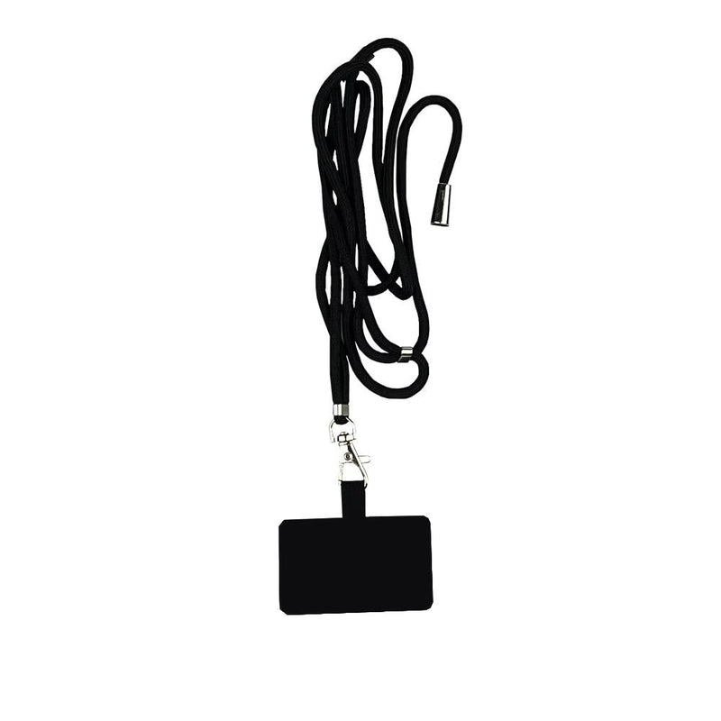 Universal cell phone cord with adjustable shoulder strap