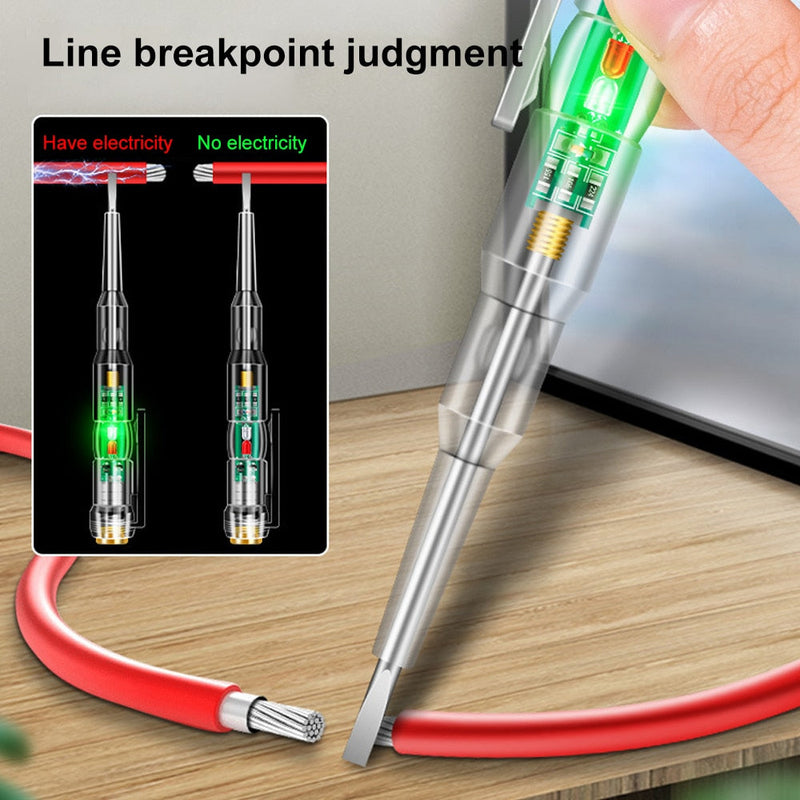 2x 2 IN 1 electrical circuit tester pen 