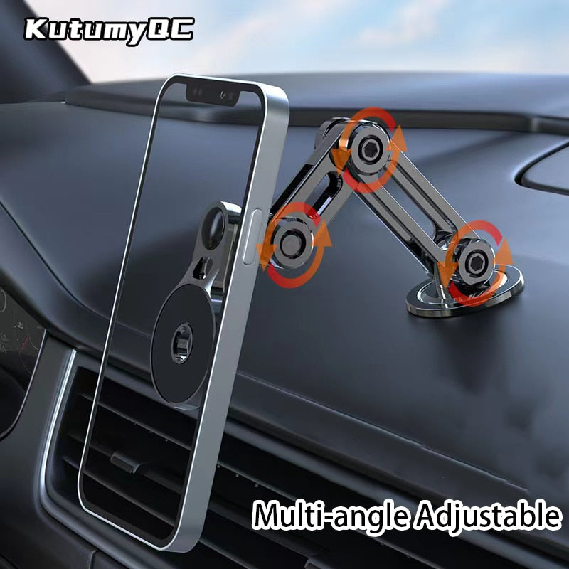 Magnetic Phone Holder with Robotic Arm