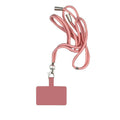 Universal cell phone cord with adjustable shoulder strap