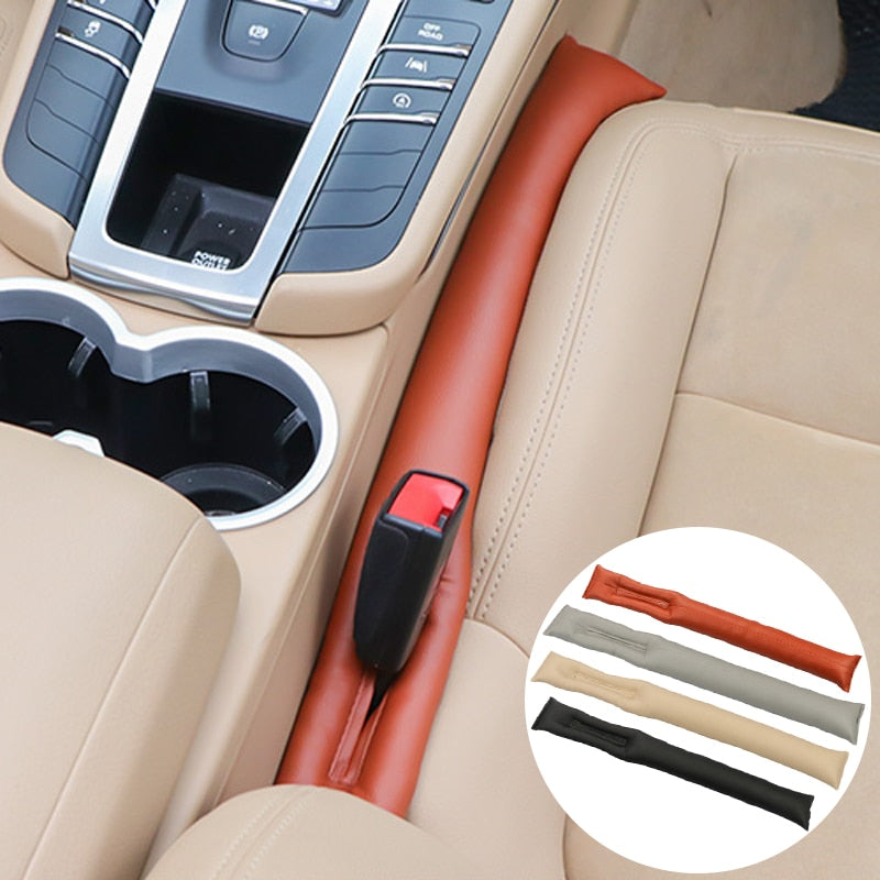 Set of 2 PU Leather Car Seat Cushions - Anti-lost 