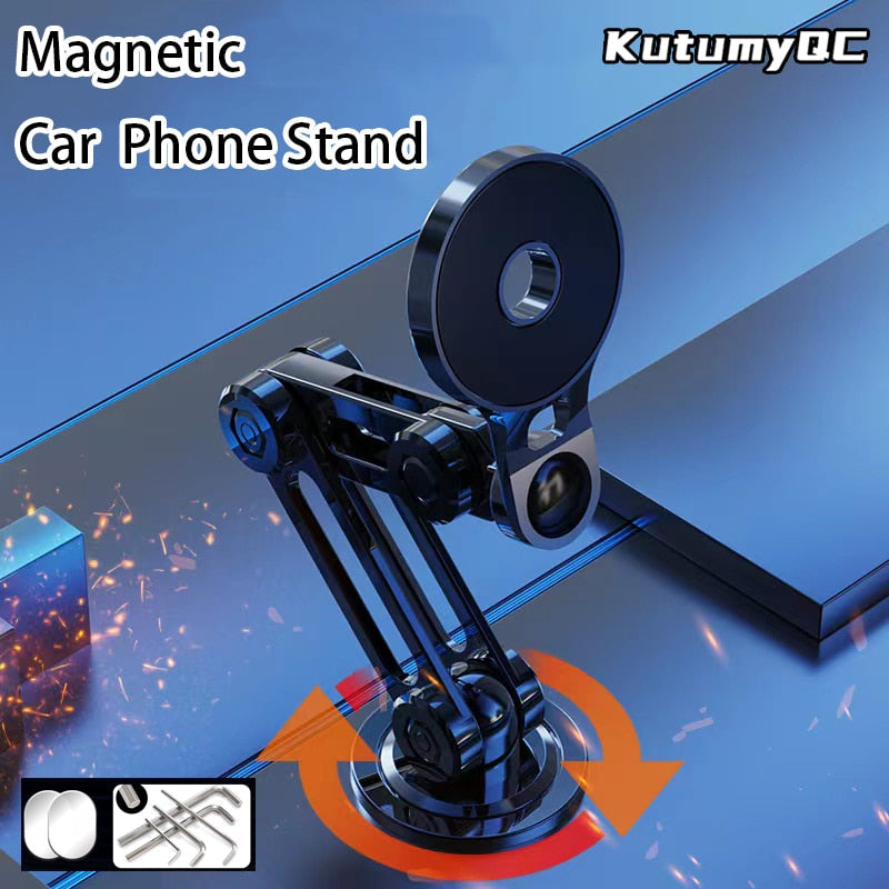 Magnetic Phone Holder with Robotic Arm