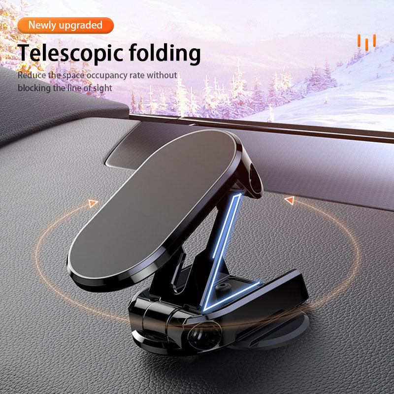 Magnetic and foldable phone holder - 360° rotation