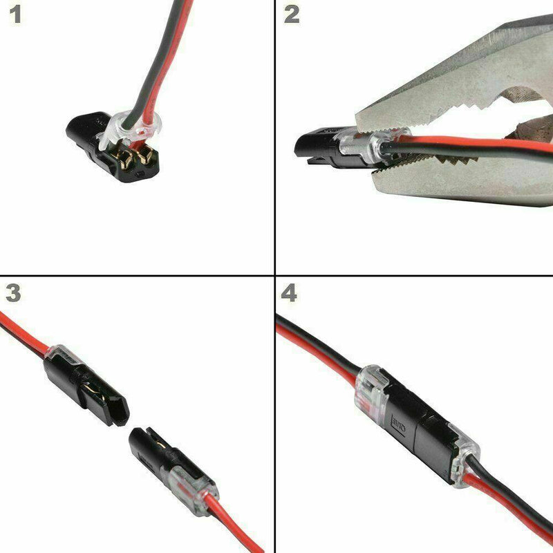 Double Wire Connector with Locking Buckle 