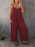 Stretch Sleeveless Strappy Jumpsuit