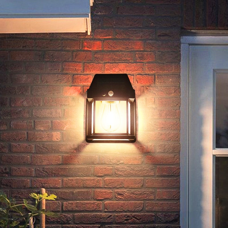 Decorative LED Solar Wall Light