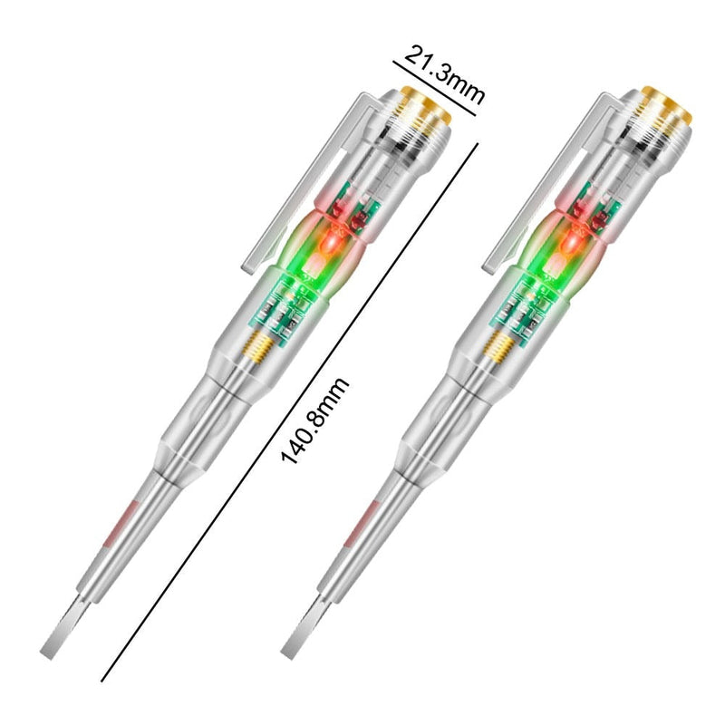 2x 2 IN 1 electrical circuit tester pen 