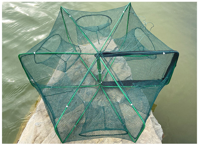 360° 10 Hole Fish Trap - Catch More Fish! 