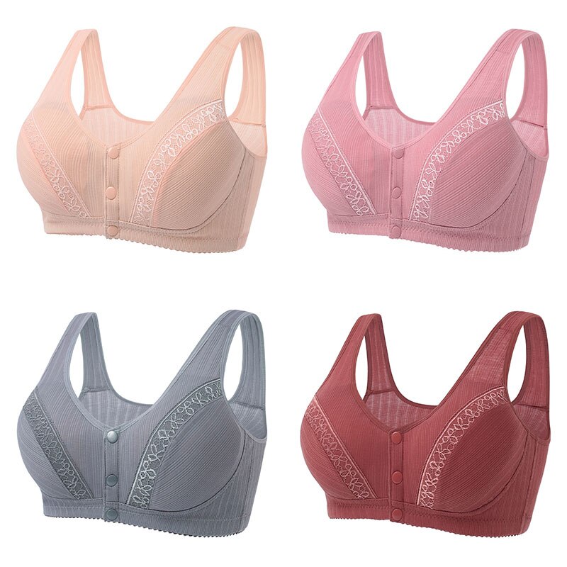 Cotton Bra - Front snap closure