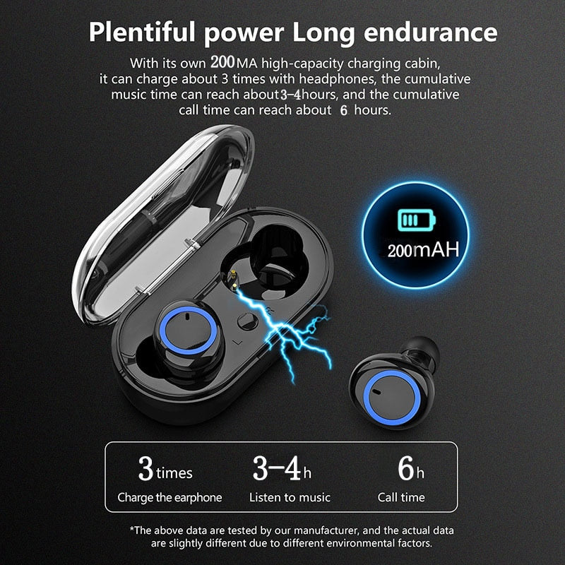 Bluetooth 5.0 wireless earphones