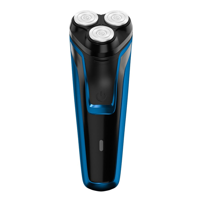 Rechargeable electric shaver 3 heads 360° 