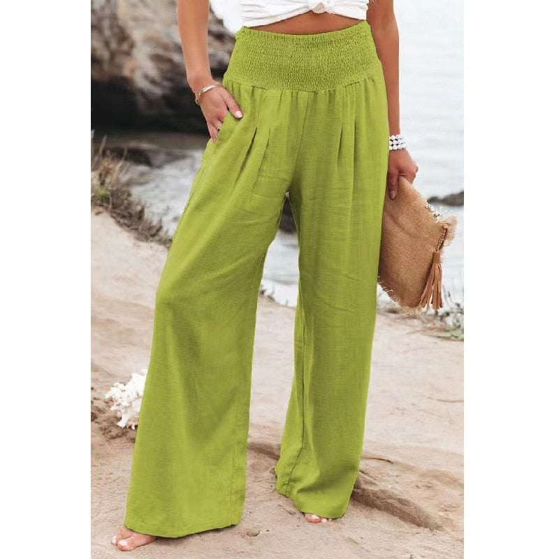 Light &amp; fresh cotton summer pants - 2023 Collection