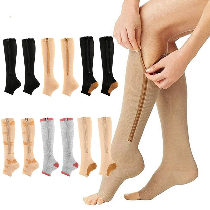 Compression Socks with Zip