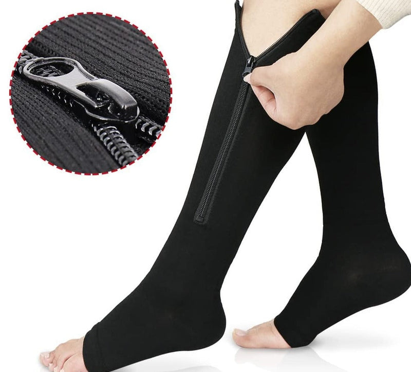 Compression Socks with Zip